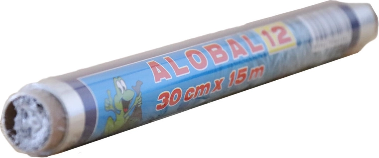 Folie de aluminiu 15 m x 30 cm, 12 µ