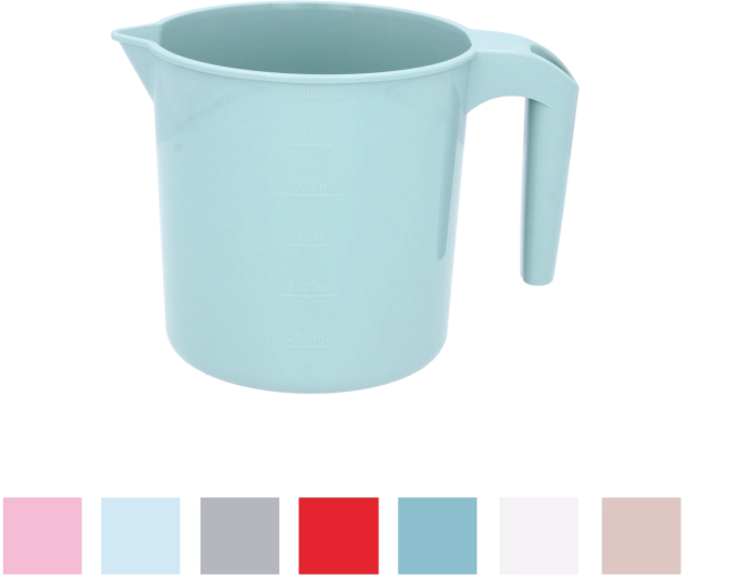 Cana gradată din plastic 1,5 l fără BPA