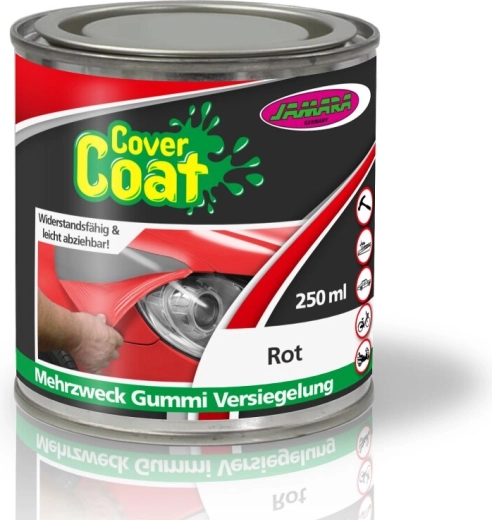 Cover Coat cauciuc lichid roșu 250 ml (cutie metalică)