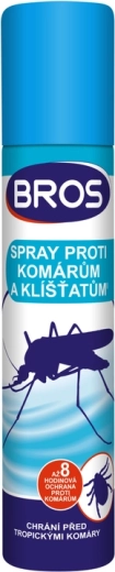 Bros spray împotriva țânțarilor și căpușelor 90 ml