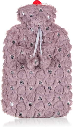 Sticlă termică cu husă din pluș 2 l