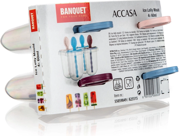 Set compact de 4 bucăți, compatibil cu mașina de spălat vase