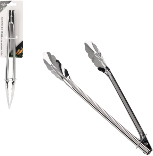 Cleşti de grătar din oțel inoxidabil 28 cm