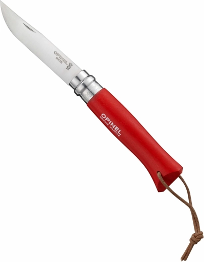 Opinel Nr. 08 Trekking Red cuțit de buzunar 8,5 cm, fag roșu