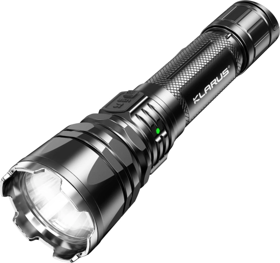 Lanternă tactică KLARUS XT12GT Pro 1600 lm cu comutator dual și încărcare USB