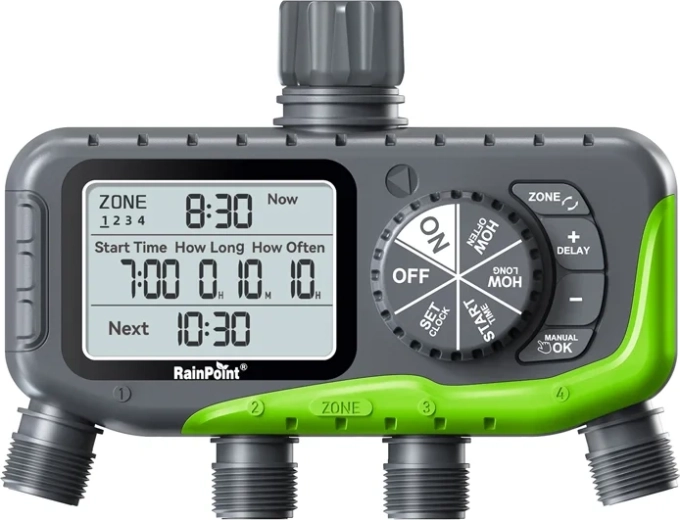 Controler de irigare RainPoint cu 4 zone