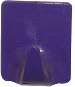 Cârlige autoadezive dreptunghiulare, mix de culori – 80 buc.