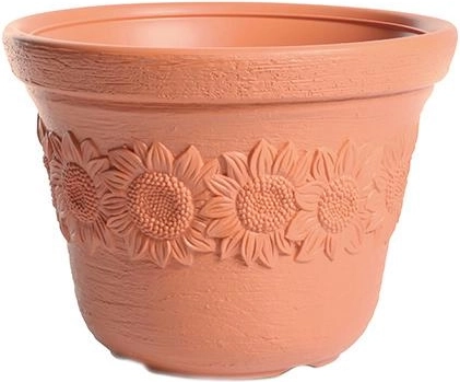 Ghiveci SUNNY, cărămiziu, diametru 46 cm