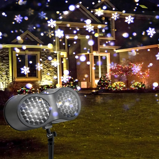 Fulgi de zăpadă în mișcare cu acoperire largă