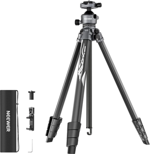 Trepied de călătorie din aluminiu Neewer LT07 cu cap cu bilă