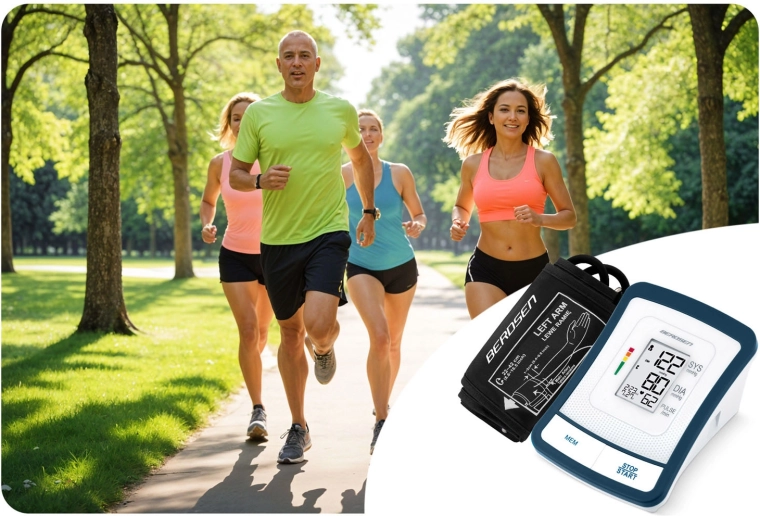 Memorie până la 120 de măsurători pentru 2 utilizatori