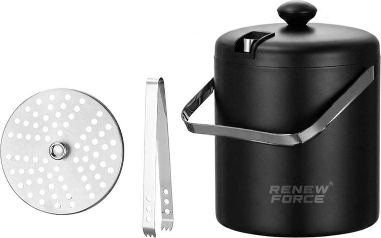 Găleată termică pentru gheață Cryo core neagră 1,3 l - 1 buc