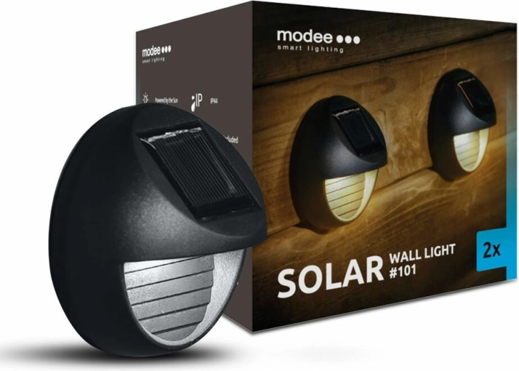 Lămpi de perete solare Modee Smart Lighting Solar Lamp 101, set de 2 buc.