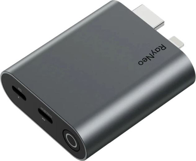 Adaptor HDMI la USB‑C cu încărcare pentru ochelarii AR RayNeo