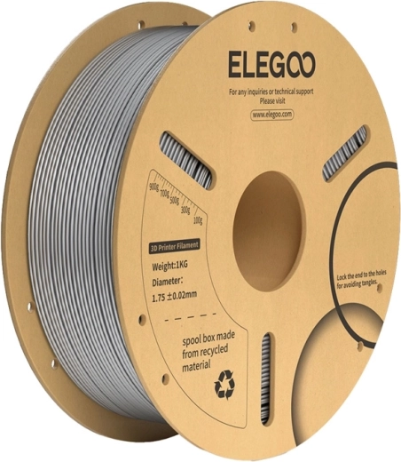 Filament ELEGOO PLA+ gri stelar 1,75 mm 1 kg