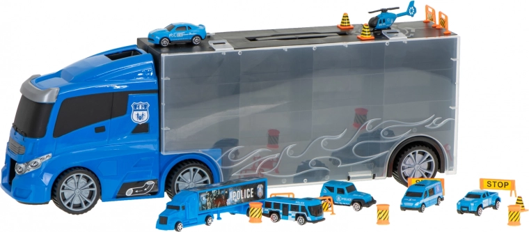 Set complet de poliție cu elicopter