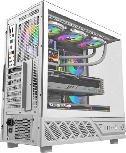 Vedere panoramică de 270° prin sticlă temperată