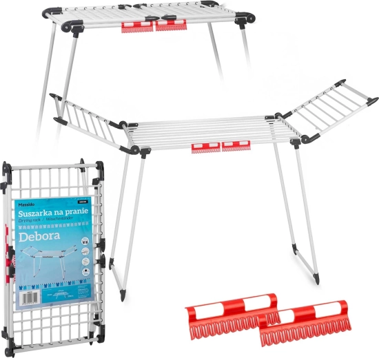 Uscător de rufe pliabil tip suport Debora 19 m