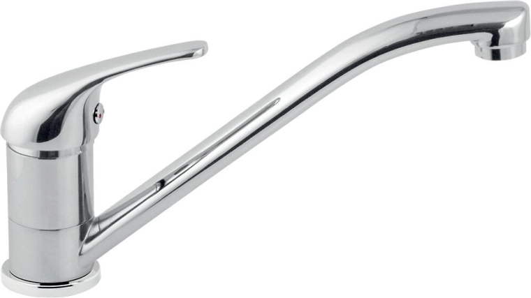 Baterie de chiuvetă pe blat TITANIA IRIS, crom, braț 200 mm