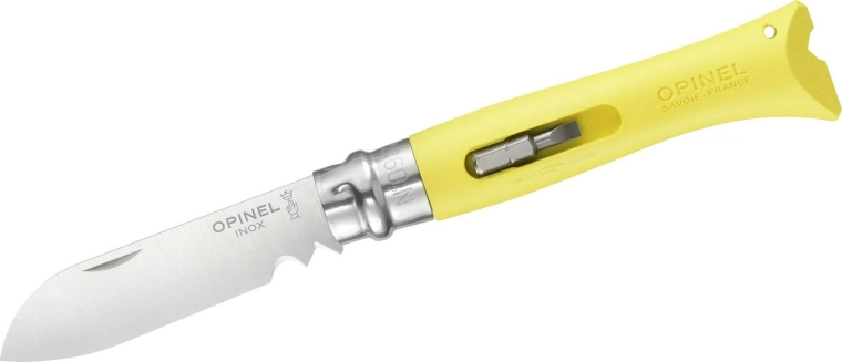 Opinel Nr. 09 DIY cuțit de buzunar multifuncțional galben 8 cm
