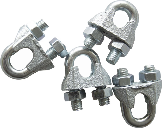 Clemă pentru cablu de oțel 10 mm, zincată (set 10 buc.)