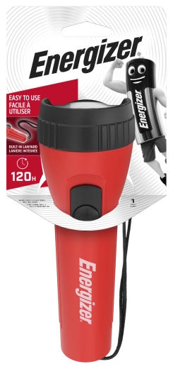 Energizer lanternă manuală Black & Silver, plastic, 2× D