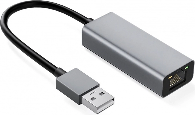 Adaptor din aluminiu USB-C la RJ45 10/100/1000 Mbps