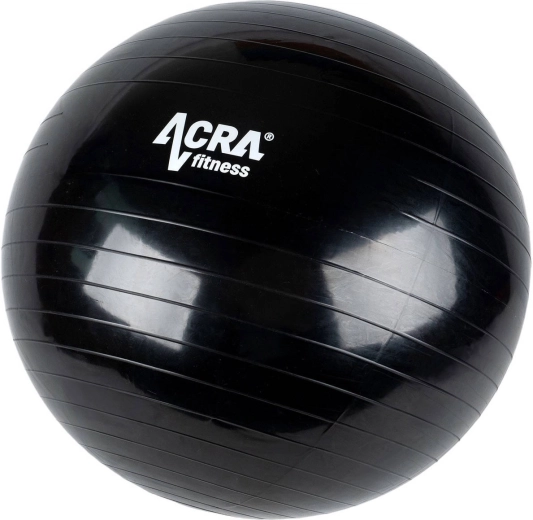 Minge de gimnastică Acra neagră 85 cm