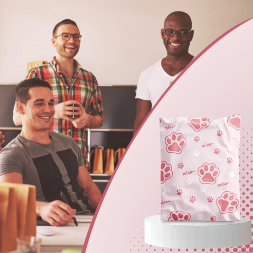 Motiv stilat cu lăbuțe de pisică