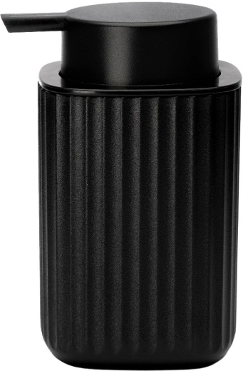 Design elegant negru mat cu striații