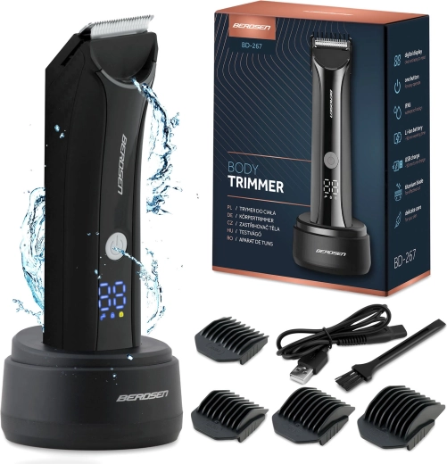 Berdsen aparat de tuns păr și barbă Barber Master negru