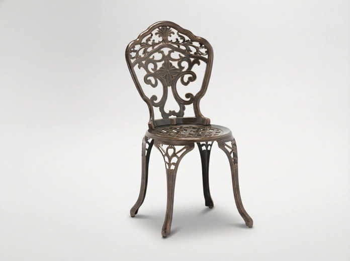 Scaun de grădină din aluminiu Danbury în culoare bronz antic