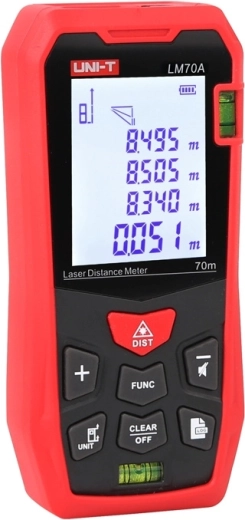 LCD iluminat de 2" și nivele integrate