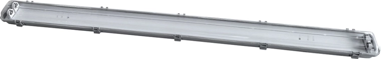 Corp de iluminat de plafon etanș la praf Solight pentru 2 tuburi LED T8 de 120 cm