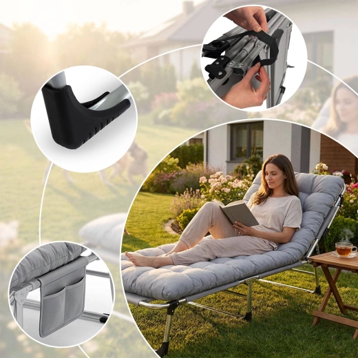 Căptușeală groasă și pernă pentru confort pe tot parcursul zilei