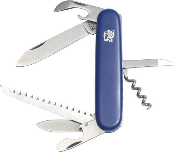 Cuțit de buzunar Mikov Stovka, 7 funcții, albastru