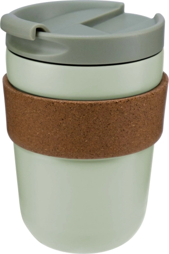 Cană termică din inox Kitchisimo 300 ml, verde deschis