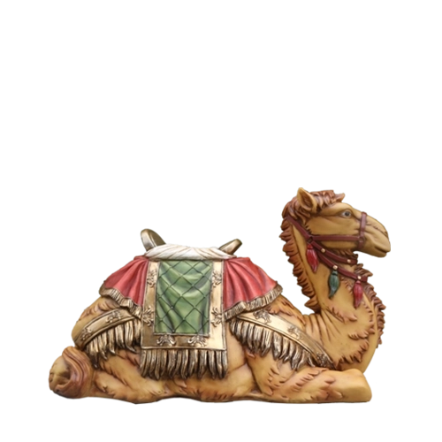 Figurină pentru iesle – cămilă îngenuncheată 66 × 27 × 38 cm - 1 bucată