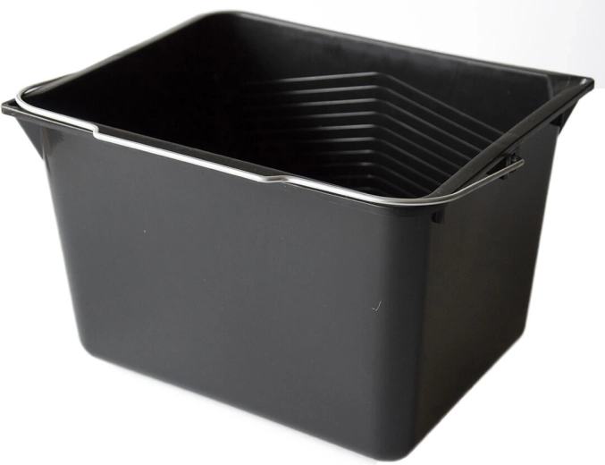 Găleată de vopsit 8 l dreptunghiulară, neagră