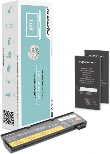 Baterie Movano pentru Lenovo ThinkPad T440, T450s și X240 4400 mAh (48 Wh)