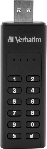 Verbatim Keypad Secure stick USB criptat cu tastatură 64 GB (USB 3.2 Gen 1) cu tastatură numerică