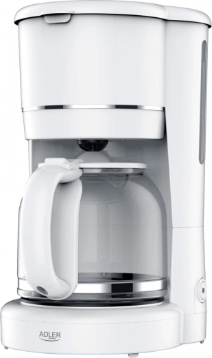 Cafetieră cu filtru 1,5 l albă ADLER AD 4383