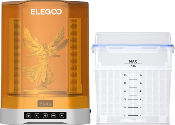 Elegoo Mercury Plus 3.0 – dispozitiv 2 în 1 pentru spălarea și întărirea imprimărilor din rășină