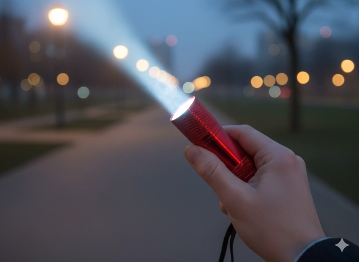 Lumină puternică de la 9 LED-uri