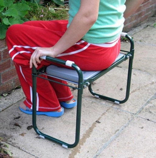 Universal 2în1: genunchieră și scăunel