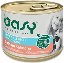 Oasy One Protein Puppy & Junior Small/Mini pastă de somon 200 g