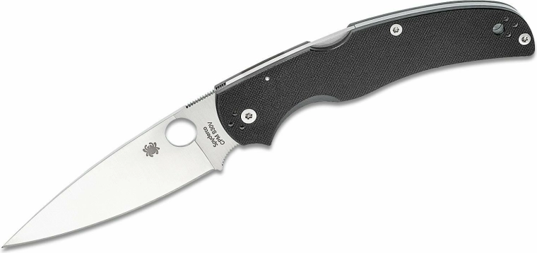 Spyderco Native Chief cuțit pliabil de buzunar 10,4 cm satin, negru G-10 - 1 bucată