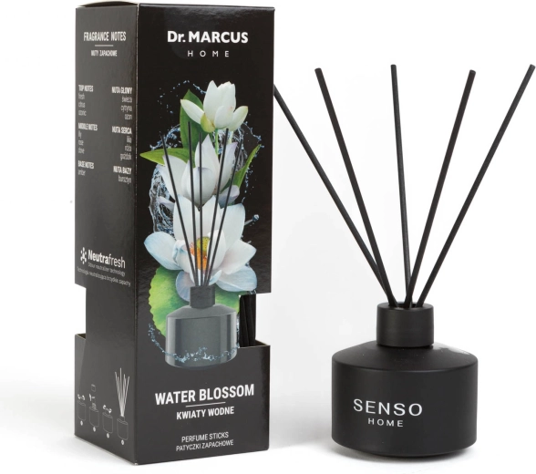 Difuzor de parfum pentru casă cu bețișoare Dr. Marcus Water Blossom 100 ml
