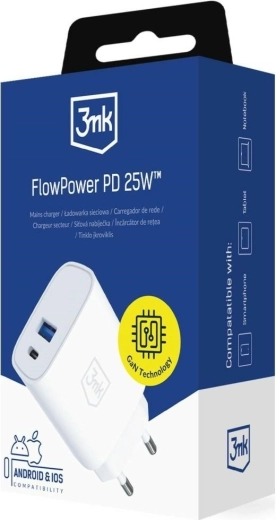 Încărcare rapidă până la 25 W