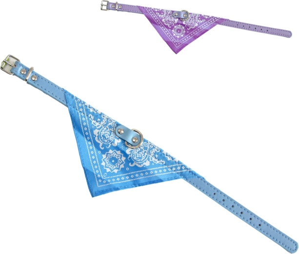 Zgărdă pentru câine cu bentiță (eșarfă) 37 cm (mix 4 variante)